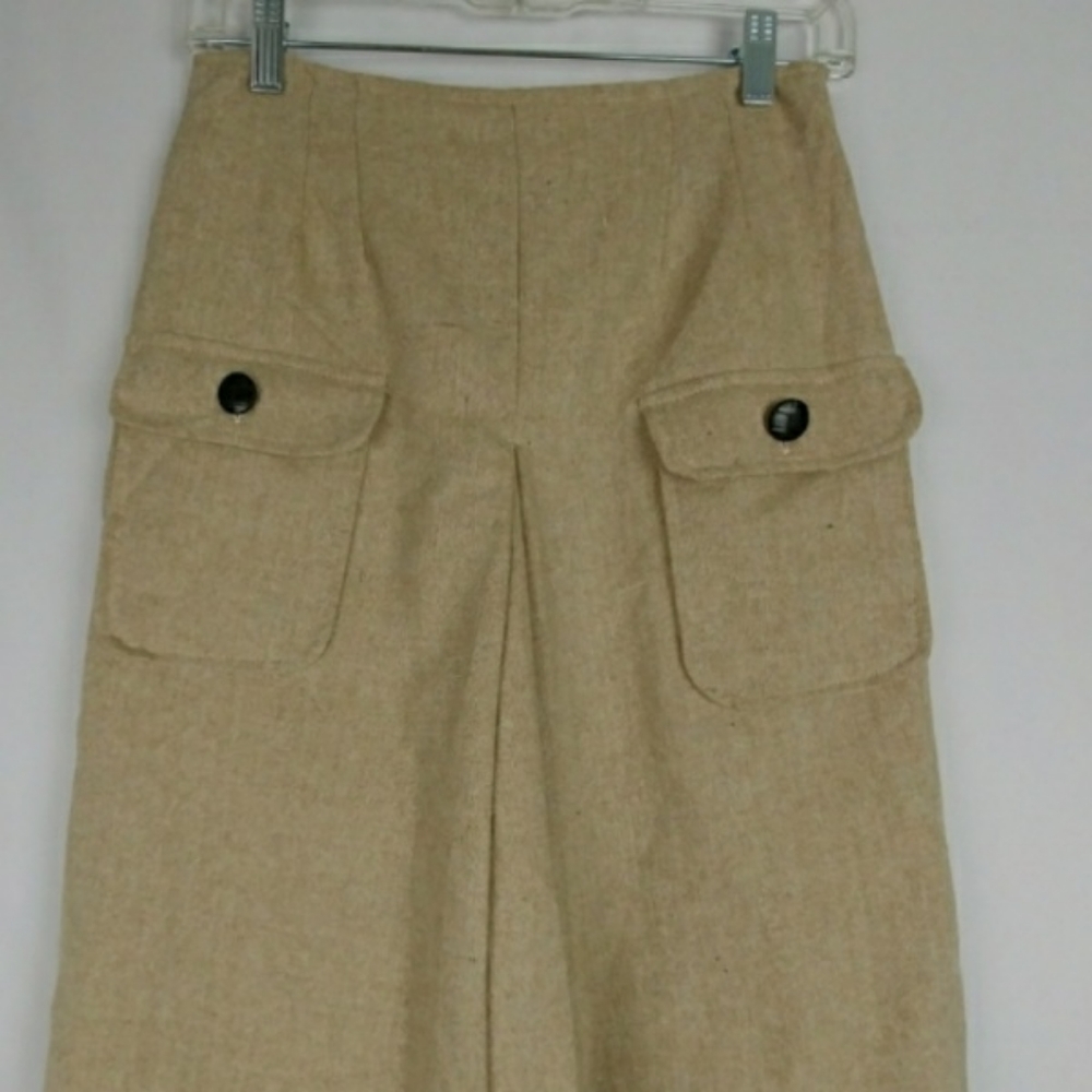 Shabby Apple Wool Midi Skirt